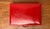 Mid-Century Modern German Red Beauty Vanity Mirror Case, 1960s For Sale - Image 9 of 18