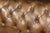 Vintage Chesterfield Tufted Leather Sofa With Cushions in Brown For Sale - Image 9 of 10