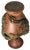 11+ In. Tall Vintage Japanese Tokoname-Yaki Style Pottery Vase Dark Green Glaze Dragon For Sale - Image 16 of 16