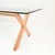 Wooden Dining Table with Glass Top For Sale - Image 9 of 18