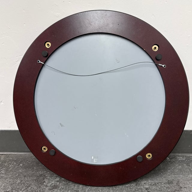 Melinda Humphrey + Bill Becker, for Bdi Round Wall Mirror For Sale - Image 12 of 12