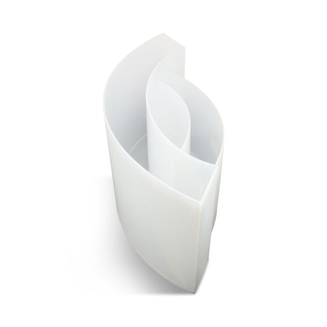 Transparent 1990s Postmodern Wave Magazine Rack by Hansjerg Maier-Aichen for Authentics For Sale - Image 8 of 10