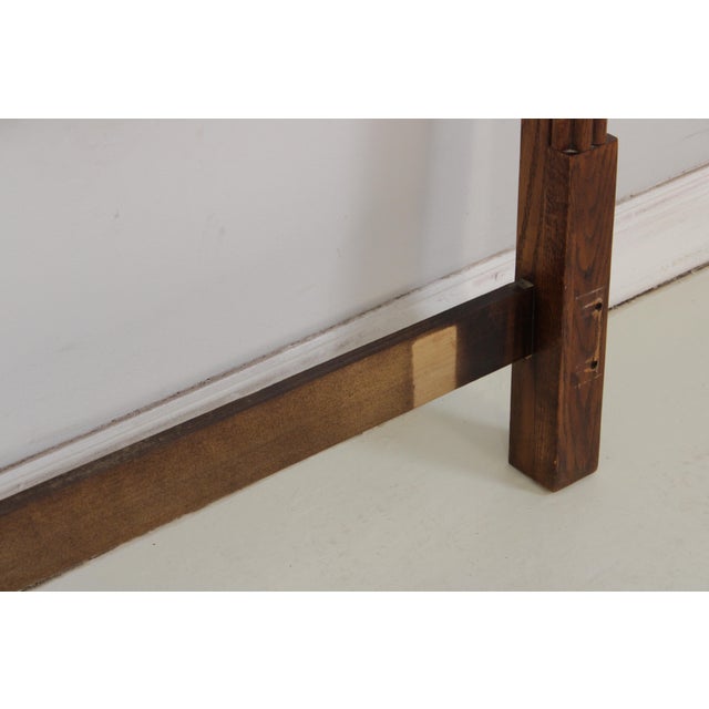 Thomasville Oak Grand Classic King Size Headboard For Sale - Image 13 of 16