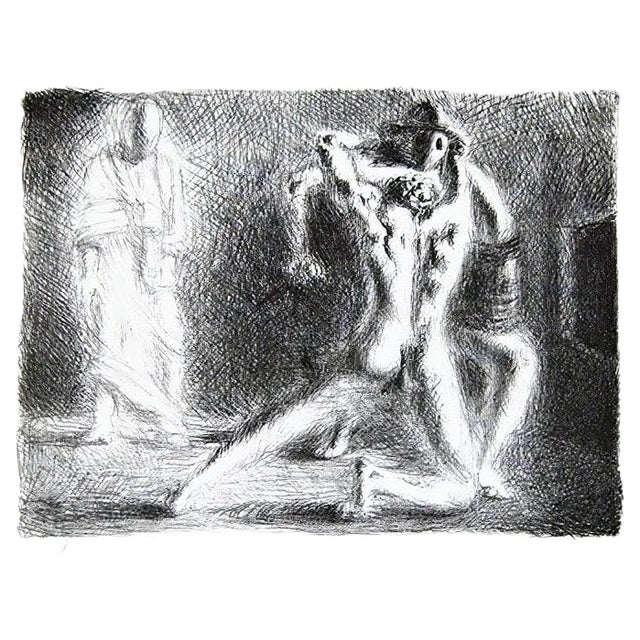 School of Gladiators II - Original Lithograph by Giorgio De Chirico - 1920 1920 For Sale