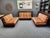 Modular seating set in the Pop Art style. Manufactured in the 1970s. The individual seating elements can be arranged in...