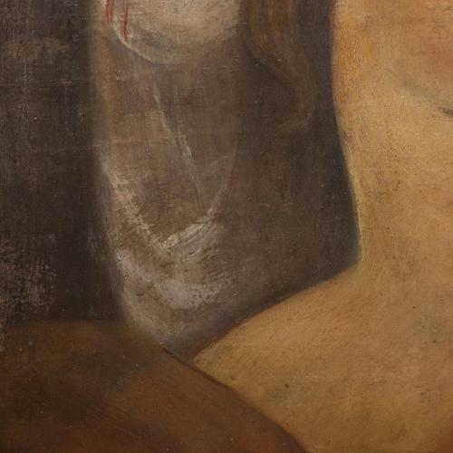 Unknown, Sibyl, Oil on Panel, Framed For Sale - Image 5 of 9