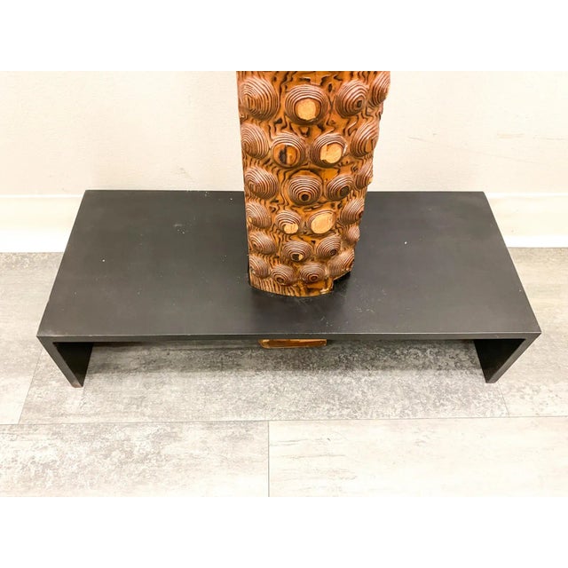 Monumental Wooden Totem Sculpture Circa 1950 For Sale In New York - Image 6 of 11