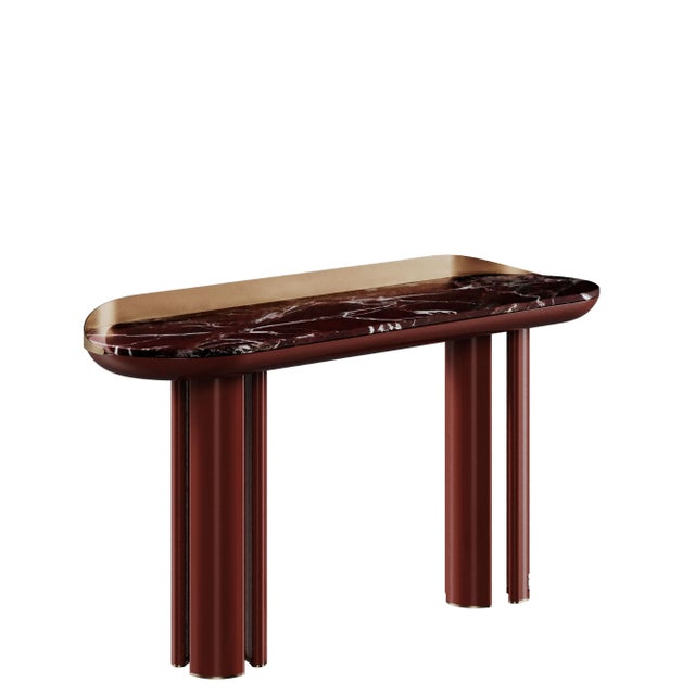 Contemporary Beverly Console Table by Porus Studio For Sale - Image 3 of 8