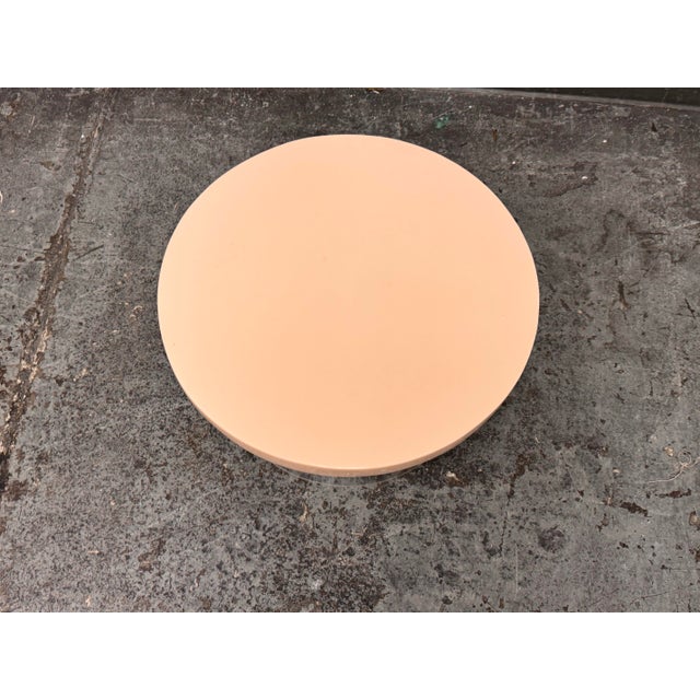 Jonathan Adler Kit Blush Acrylic Dot Low Table For Sale - Image 10 of 12