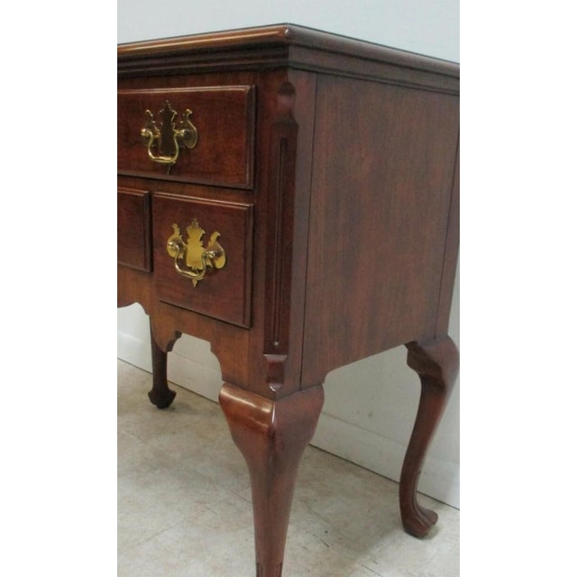 1980s 1980s Henredon Salem sideboard buffet Server Bar Queen Ann solid English Cherry For Sale - Image 5 of 12