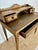 English Oak Writing Desk with Raised Gallery and Drawers, 1930s For Sale - Image 11 of 17