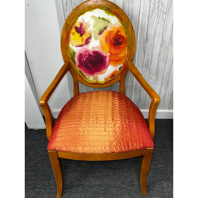 1960s 1960s Pair of Freshly Upholstered Arm Chairs For Sale - Image 5 of 8