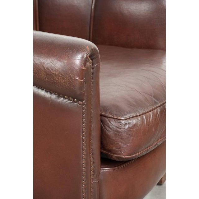 Club Chair in Sheepskin Leather For Sale - Image 11 of 15