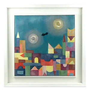 Mirtilla Durante, Fra poco ci sarà l'eclissi, Original Acrylic on Canvas, 2010s