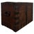 Antique 19th Century English Victorian Iron-Bound Oak Silver Chest For Sale - Image 9 of 13