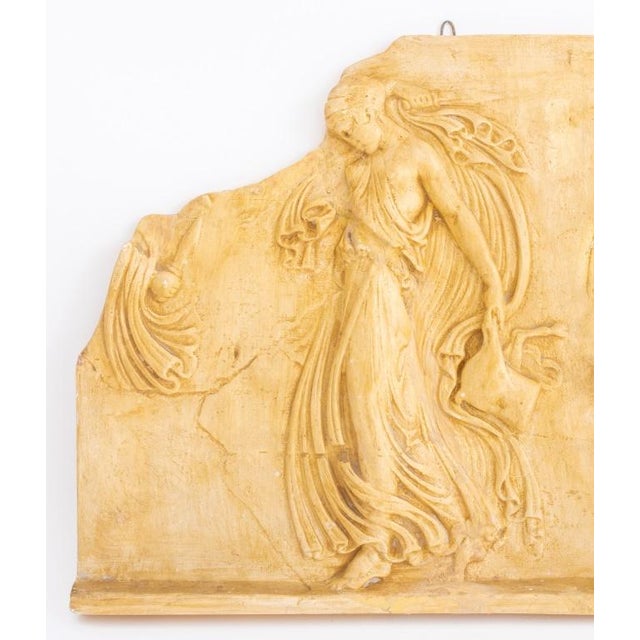 After Kallimachos (Greek, active 420-400 B.C.E.) "Dancing Maenads" Cast Plaster Frieze, after the Roman copy in the Museo...