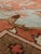 Antique Persian Serapi Carpet, Handmade Wool Oriental Rug, Rust, Ivory, Lit Blue For Sale - Image 14 of 17