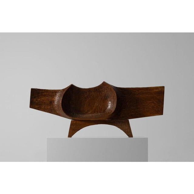 Yasuo Fuke, Abstract Sculpture, 1960, Mahogany For Sale - Image 18 of 18