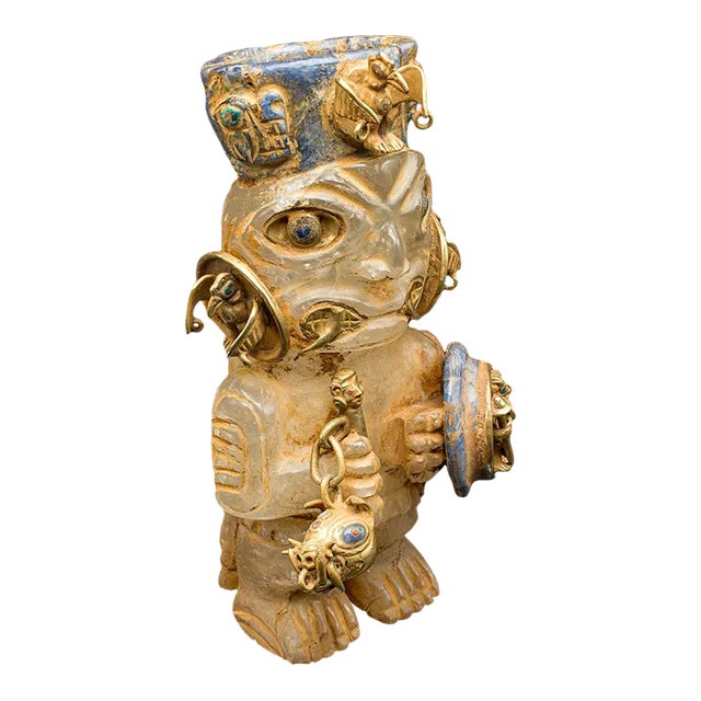 1950's Tall Vintage Tribal Figure For Sale