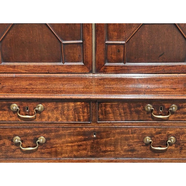 Antique George III Thomas Chippendale Mahogany Bookcase, 1770 For Sale - Image 13 of 16