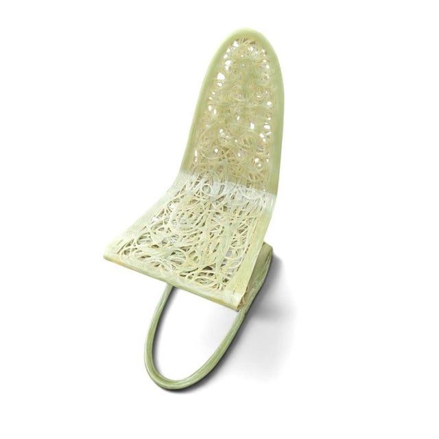 Vintage Plastic Polyester Chair, 1990s For Sale - Image 3 of 9