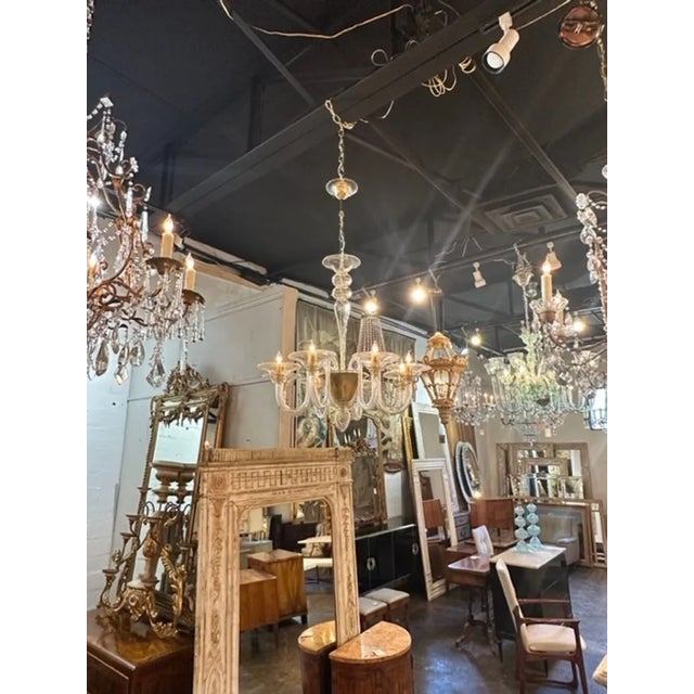 Modern Legacy Custom Murano Glass Chandelier For Sale - Image 3 of 6