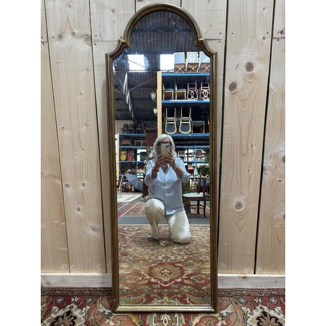 Wood Mirror in Gilded Wood For Sale - Image 7 of 7