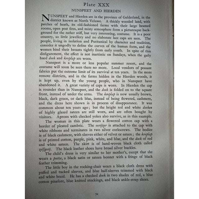 Gratiane de Gardilanne and Elizabeth Whitney Moffatt, Gelderland Costumes from Nunspeet and Hierden in Holland, 1932, Print For Sale - Image 9 of 10