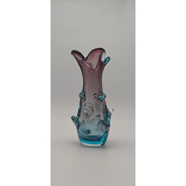 Vintage Vase by Jan Beranek for Skrdlovice, 1950s For Sale - Image 6 of 7