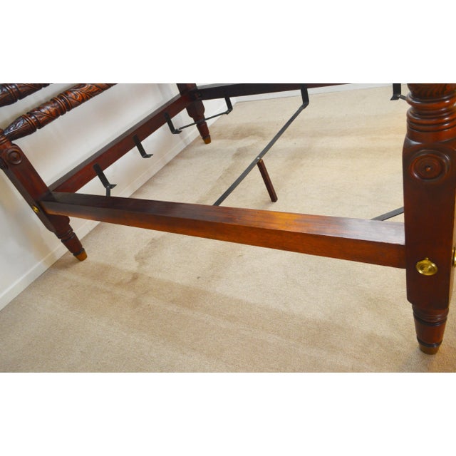 Late 20th Century Ralph Lauren Mahogany Queen For Sale - Image 5 of 12