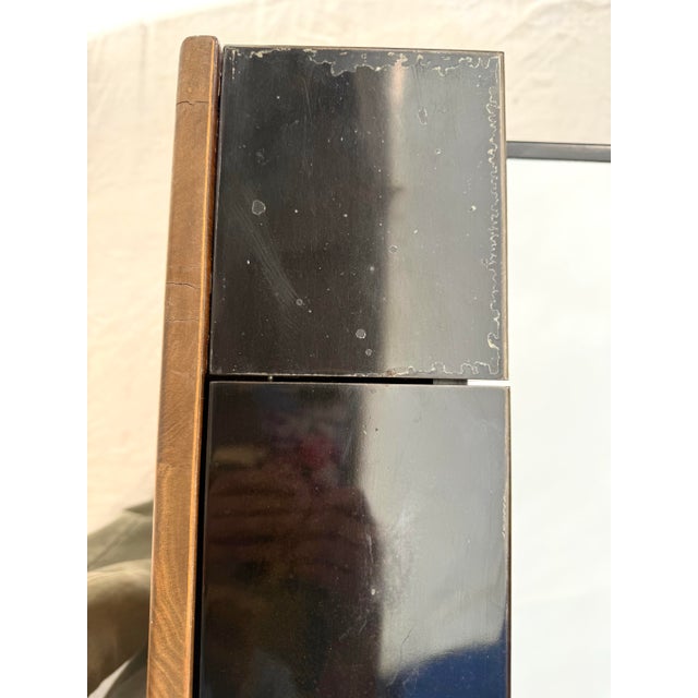 Vintage Art Deco American Cabinet Co. Steel Office Cabinet With Porcelain Enamel Top For Sale - Image 9 of 18