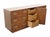 Dixie Furniture Solid Walnut Campaign Style 70" Triple Door Dresser 545-235 For Sale - Image 11 of 18