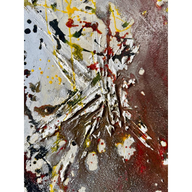 Modern Fereydoun Rahimi Assa, Modernist Persian Iranian Middle Eastern Abstract Fereydoun Assa Oil Painting For Sale - Image 3 of 16