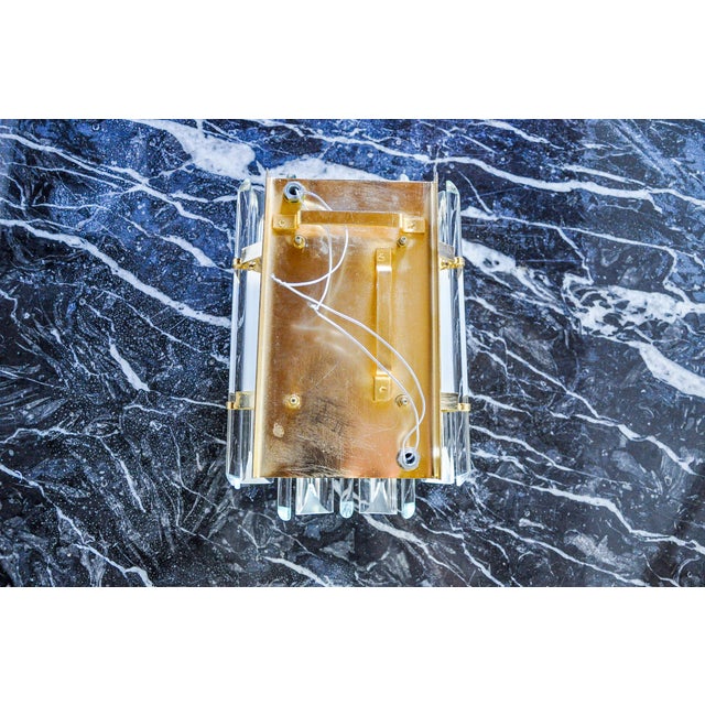 Glass Vintage Italian Wall Lamp from Venini, 1970 For Sale - Image 7 of 8