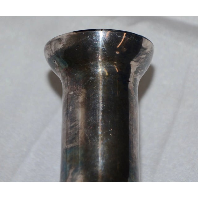 Early 20th Century Ruby With Silver Overlay Vase For Sale - Image 4 of 13