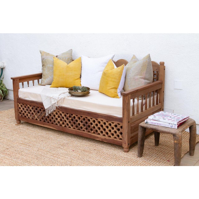 1990s Reclaimed Moroccan Club Daybed Sofa For Sale - Image 5 of 12