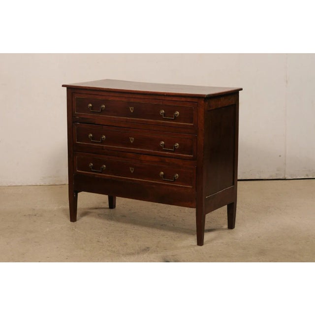 19th Century French 19th Century Walnut Commode For Sale - Image 5 of 12