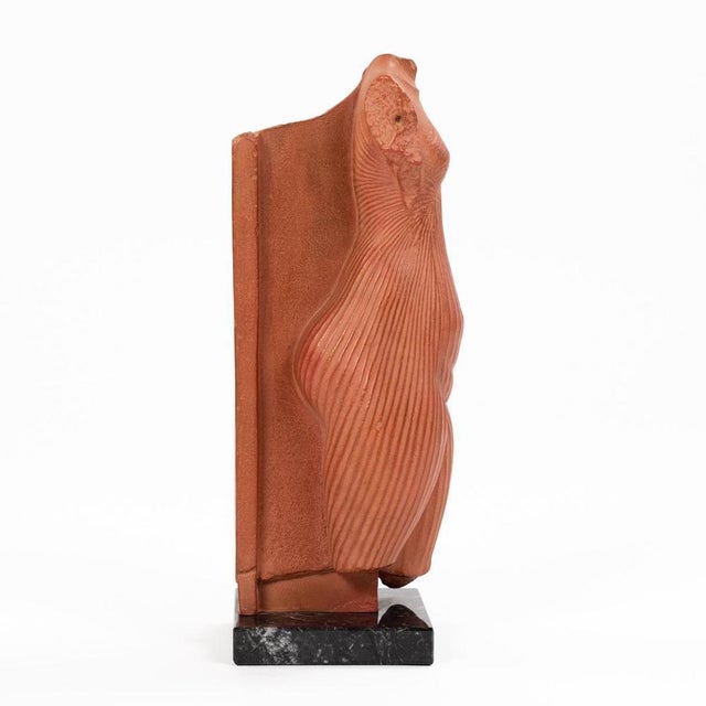 French Artist, Female Torso, 1972, Terracotta For Sale - Image 4 of 17
