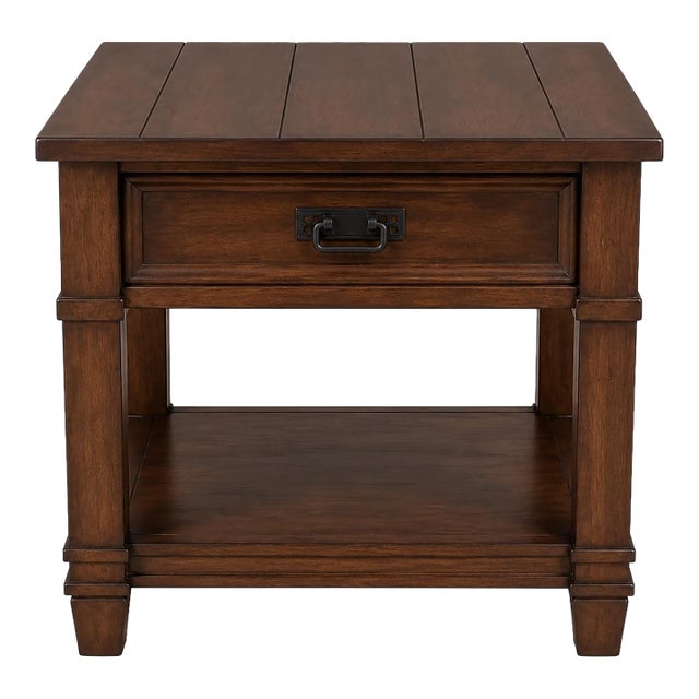 Late 20th Century Mission Craftsman End Table in Old Chapel Satin Walnut™ For Sale