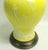 1970s Bright Yellow Chinese Style Table Lamp For Sale - Image 4 of 9