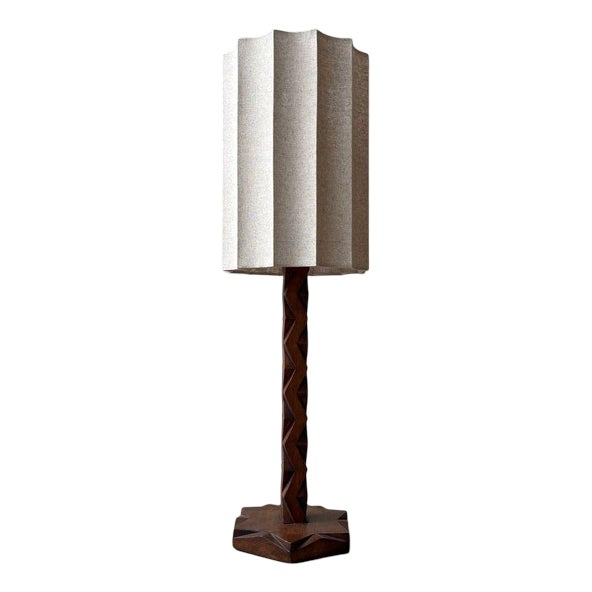 Vintage Sculptural Table Lamp, 1960s For Sale