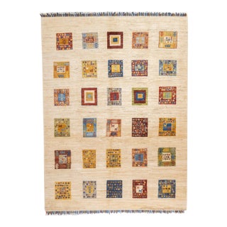 Contemporary Gabbeh Rug 4'11'' X 6'7'' For Sale