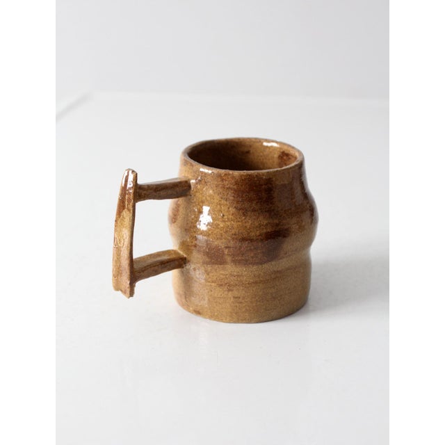 Vintage Handmade Studio Pottery Mug For Sale - Image 10 of 10