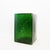 Translucent Bottle Green Acrylic Pedestal For Sale - Image 12 of 12