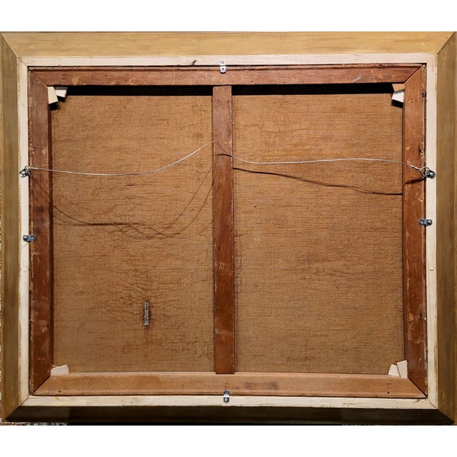 Brown Horatio Nelson Poole - 1945 Lake Tahoe Landscape -Oil Painting For Sale - Image 8 of 8