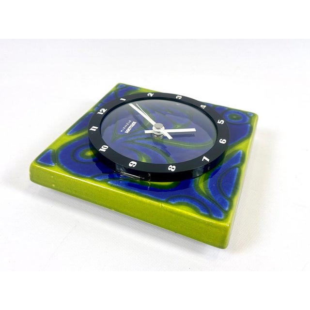 Ceramic Boutique Wall Clock from Kienzle, 1970s For Sale - Image 6 of 12