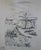 Gaston Barret, The Bucolics, Ink on Vellum For Sale