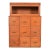 Antique Mission Oak Arts & Crafts 9-Drawer File Cabinet With Barrister Bookcase, Circa 1900 For Sale