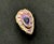 A small but scarce brooch crafted by French art jewelry designer Line Vautrin (1913-1997) circa 1950s-1960s. The tear-drop...