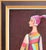Abstract David Adickes "Dress of Many Colors with Still Life" Modern Abstract Female Portrait Painting, 2005 For Sale - Image 3 of 12